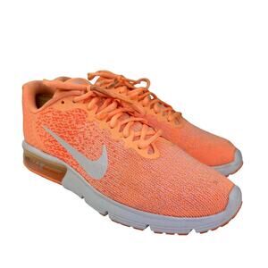Nike Air Max Sequent 2 Sunset Glow Trainers Running Shoes Women's Size 10